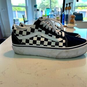 Checkered Vans! 👟